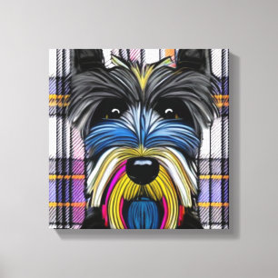 Scottie Hund Canvastryck