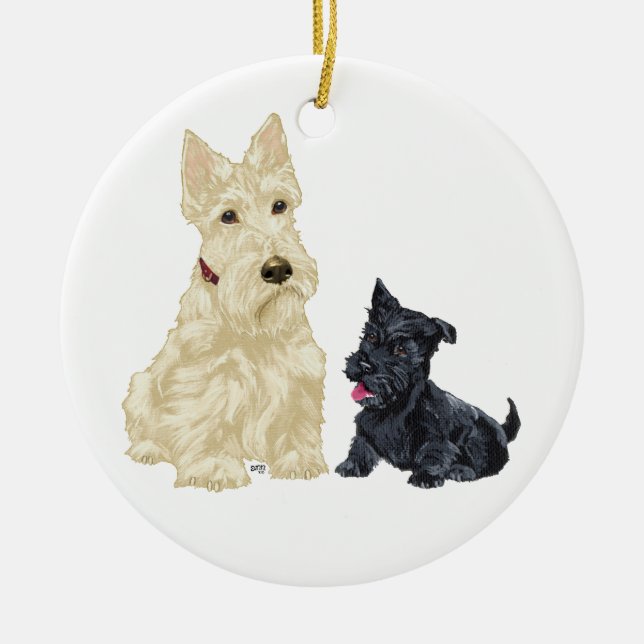 Scottie Hund Dekoration (Framsidan)
