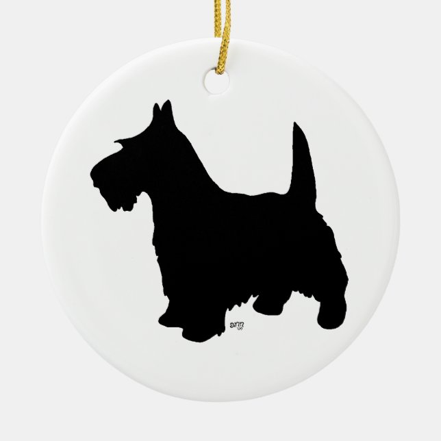Scottie Hund Dekoration (Framsidan)