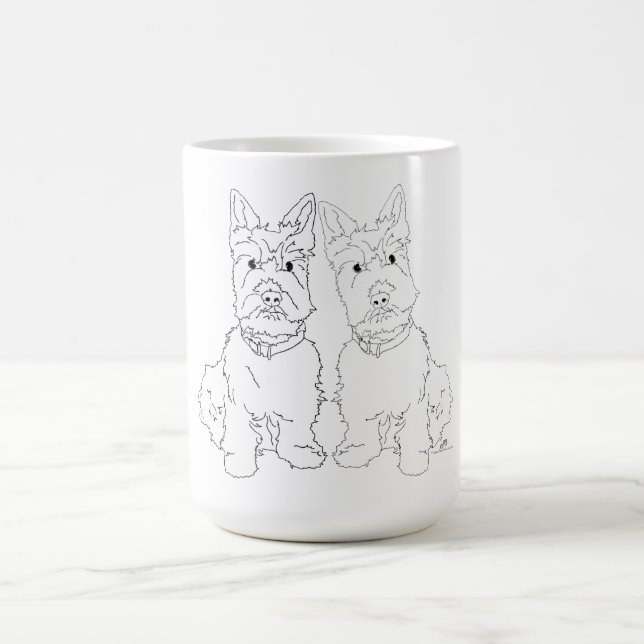 Scottie Hund Duo Kaffemugg (Center)