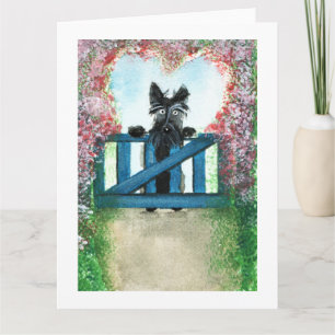 Scottie Hund Greeting Card Kort