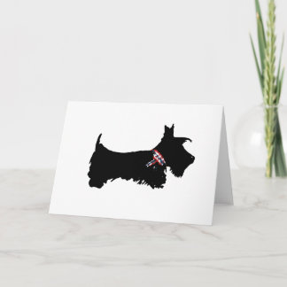 Scottie Hund Greeting Card Kort