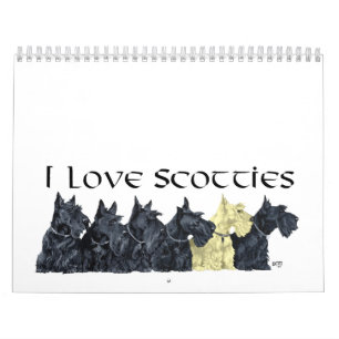 Scottie Hund Kalender