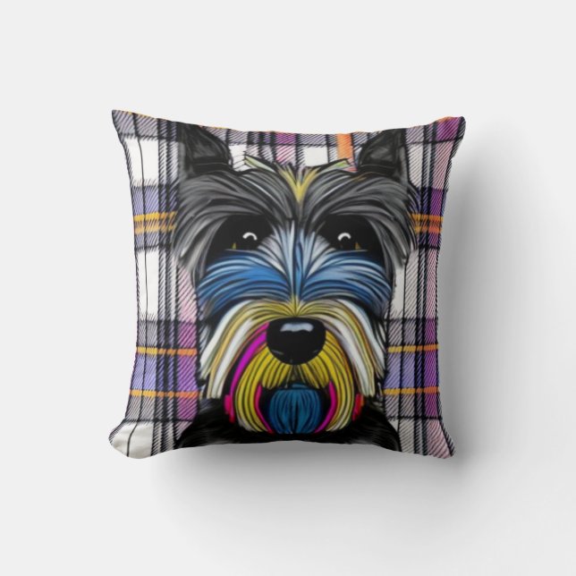 Scottie Hund Kudde (Framsida)
