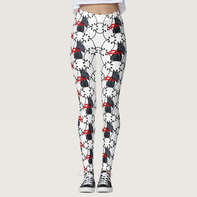 Scottie Hund Leggings (Framsida)