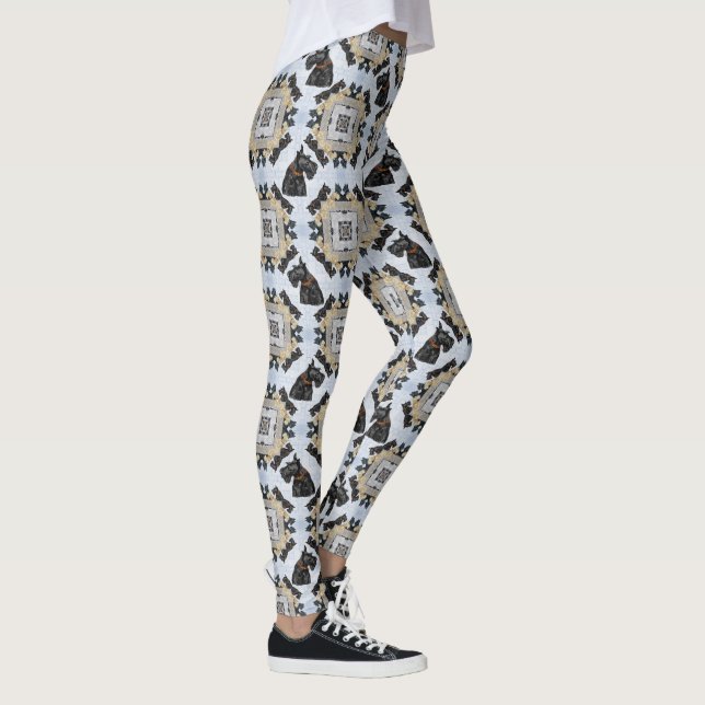 Scottie Hund Leggings (Höger)