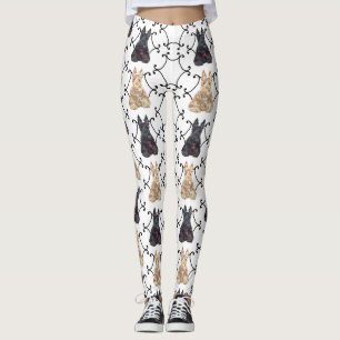 Scottie Hund Leggings