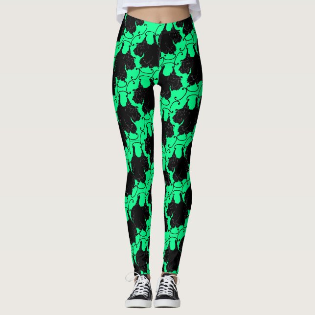 Scottie Hund Leggings (Framsida)