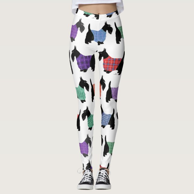 Scottie Hund Leggings (Framsida)