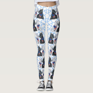 Scottie Hund Leggings