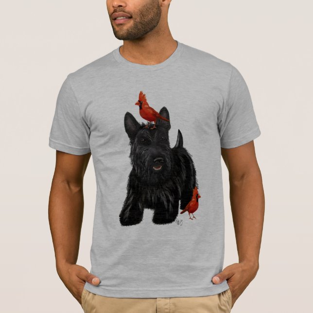 Scottie Hund och Red Birds T-shirt (Framsida)