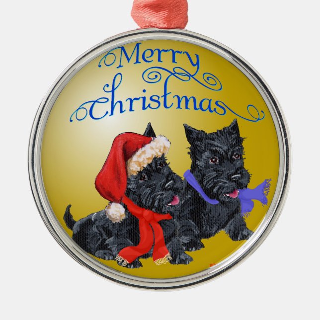 Scottie Hund Ornament (Framsidan)
