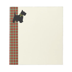 Scottie Hund Scotch Play-jul Anteckningsblock