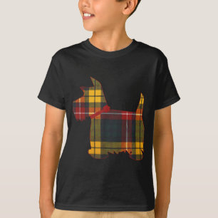 Scottie Hund Scottish Terrier Buchanan Tartan Play T Shirt
