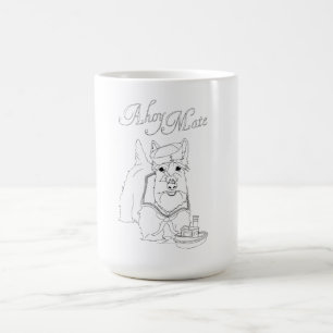 Scottie Hund Sjöman Kaffemugg