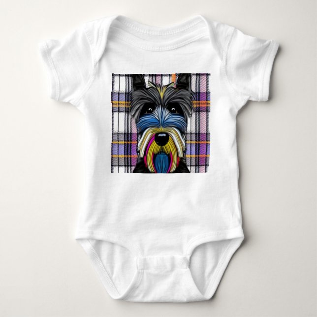 Scottie Hund T Shirt (Framsida)