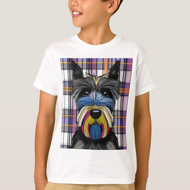 Scottie Hund T Shirt (Framsida)