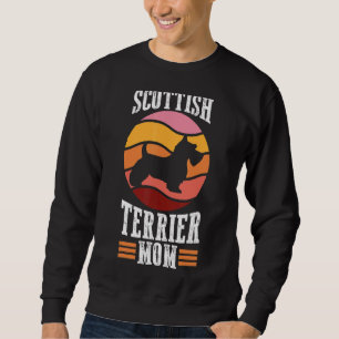 Scottie Hundägare Pet Retro Scottish Terrier M Lång Ärmad Tröja