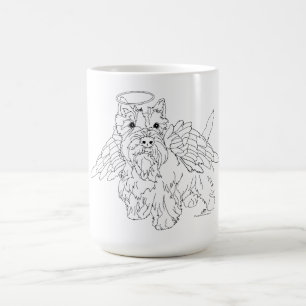 Scottie Hundängel Kaffemugg