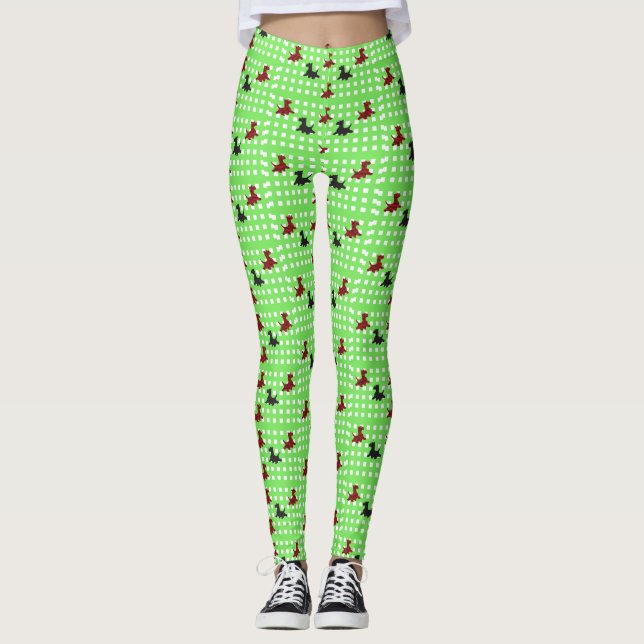 Scottie Hundar Leggings (Framsida)