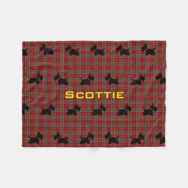 Scottie inga 8 fleecefilt (Framsidan (Horisontell))