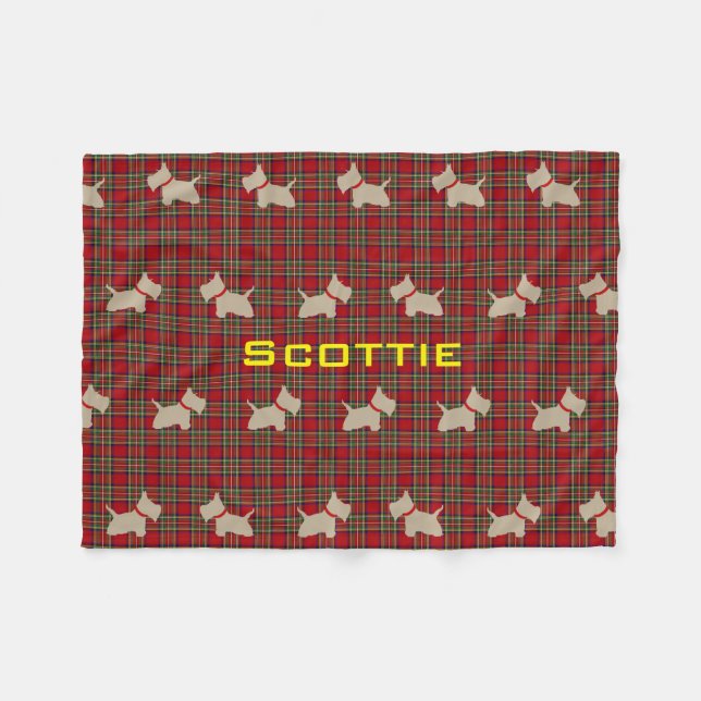 Scottie inga Wheaten 8 Fleecefilt (Framsidan (Horisontell))