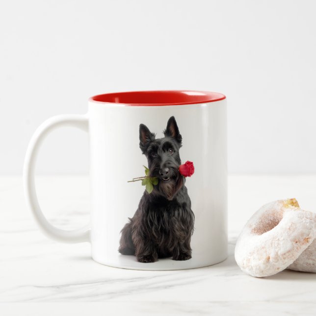 Scottie Love Två-Tonad Mugg (Med munk)