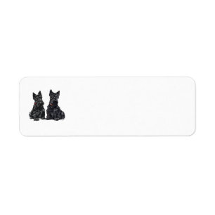 Scottie Returadressetiketter Returadress Etikett