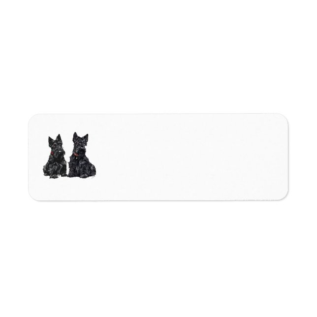 Scottie Returadressetiketter Returadress Etikett (Framsidan)