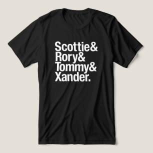Scottie & Rory & Tommy & Xander Pro Golf-fans </s> T Shirt
