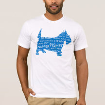 Scottie Scottish Slang Blue