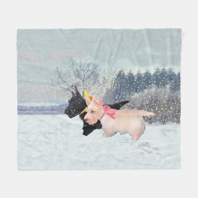 Scottie Valpar Fleecefilt (Framsidan (Horisontell))