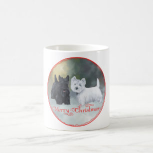 Scottie Westie jul Kaffemugg