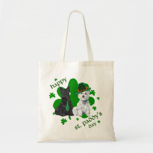 Scottie & Westie St. Patrick's Day Tygkasse