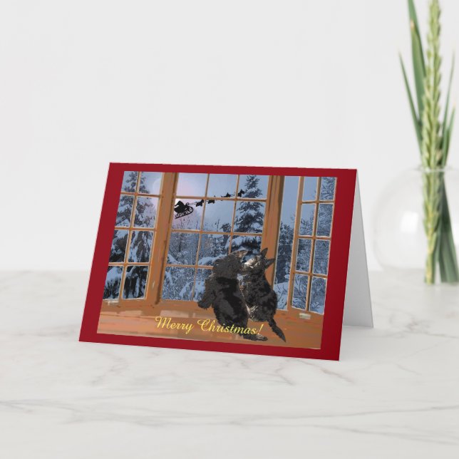 Scottiegod jul helgkort (Framsida)