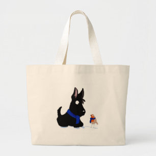 Scottiehund & Robin Jumbo Tygkasse