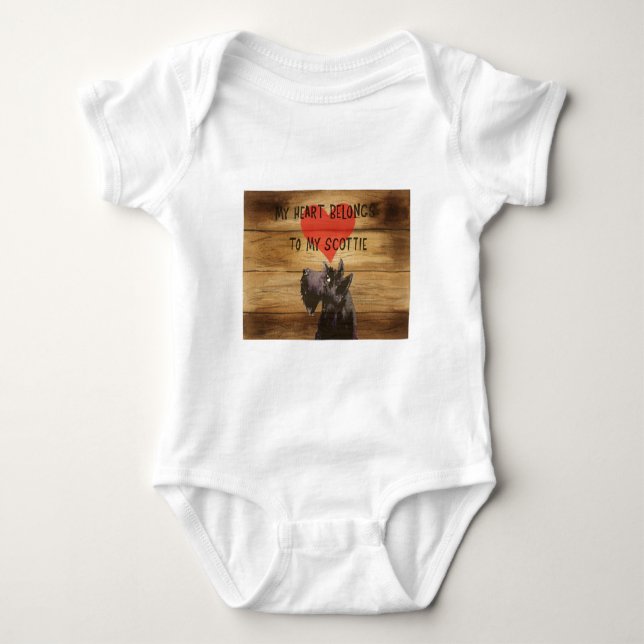 Scottiehund Tee (Framsida)