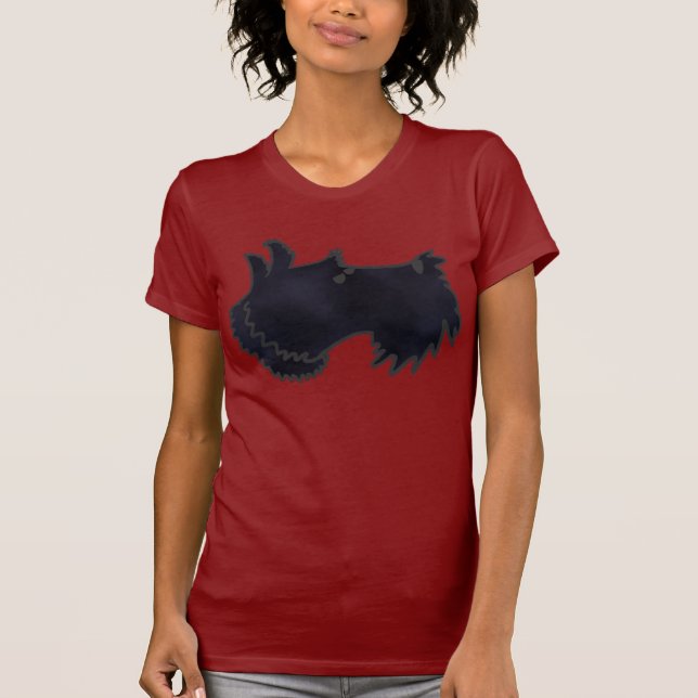 Scottiehuvud Tee Shirt (Framsida)