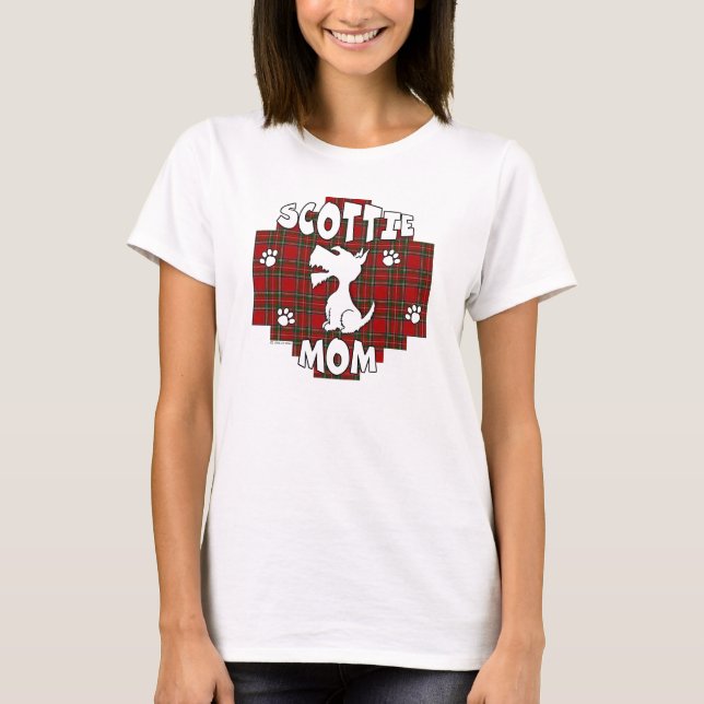Scottiemamma T-shirt (Framsida)