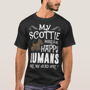 Scottien gör mig lyckliga människor att göra t shirt