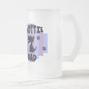 Scottiepappamugg Frostat Ölglas