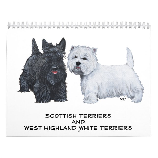 Scotties and Westies CALENDAR Kalender (Omslag)