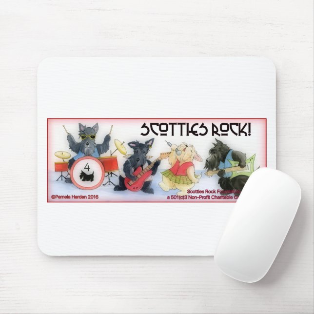 Scotties Rock Foundation musmattor (Med mus)