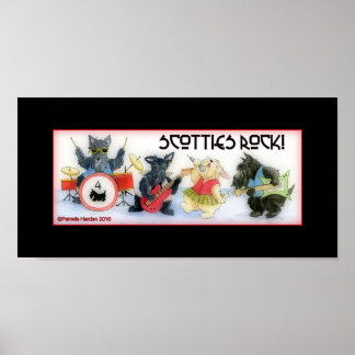 Scotties Sten Poster