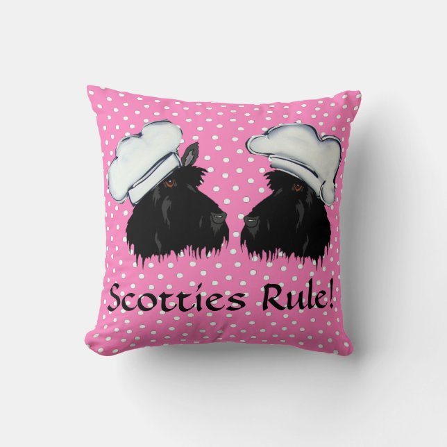Scotties styr! kudde (Framsida)