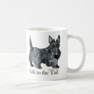 Scottiesamtal till svanen kaffemugg