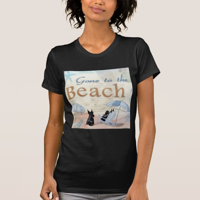 Scottiestrand T-shirt (Framsida)