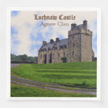Scottish Agnew Klans Lochnaw Castle Pappersservett