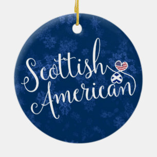 Scottish American Entwated Hearts Dekoration