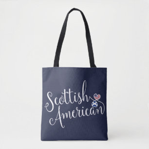 Scottish American Entwated Hearts Matkasse Tygkasse